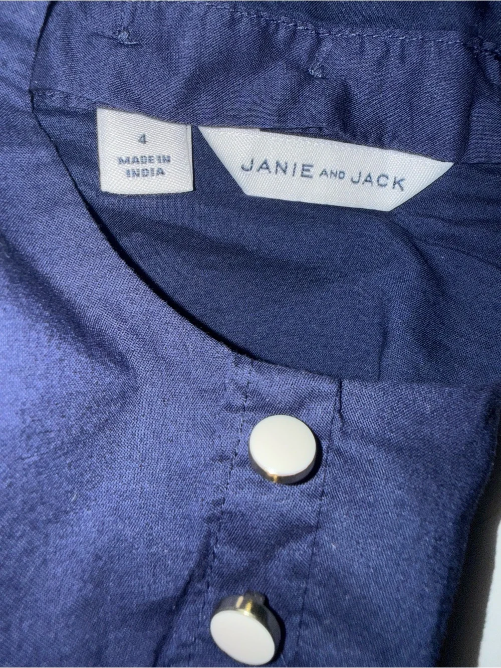 Janie and Jack sweet navy